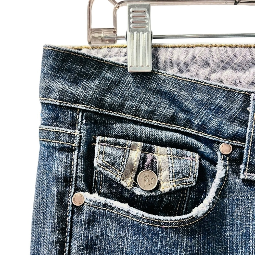 Paige FairFax Bootcut Medium Wash Women's Jeans Size 30x30 Casual Denim Boho - Picture 3 of 7